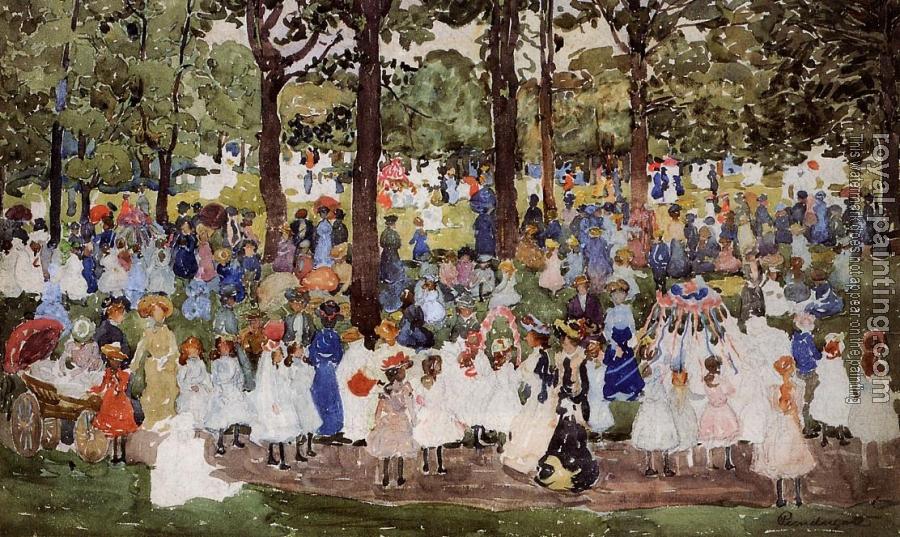 Maurice Brazil Prendergast : May Day, Central Park III